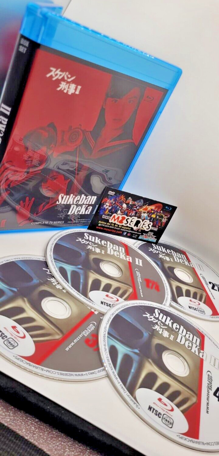 Sukeban Deka 1, 2, 3 Combo tv series Blu-Ray  japan, english & spanish subts.