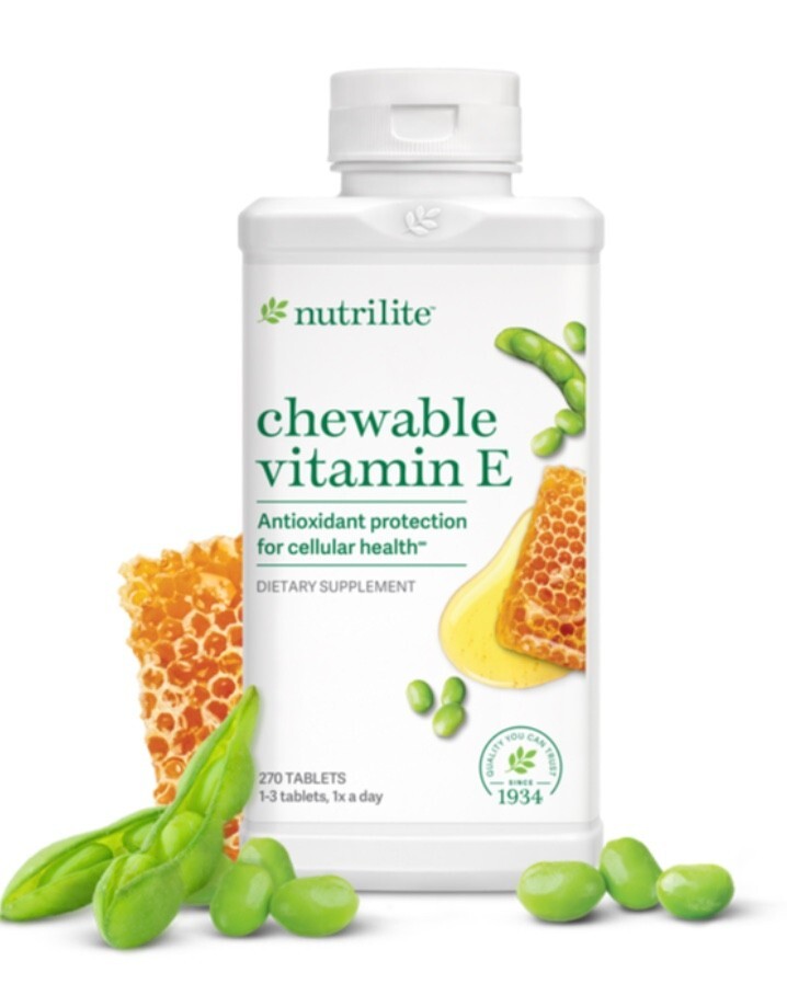 Amway Nutrilite Chewable Vitamin E (270 tablets) - Exp 11/2026