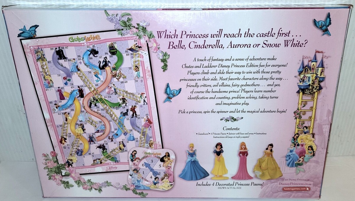 NEW) Chutes and Ladders Disney Princess Edition Board Game