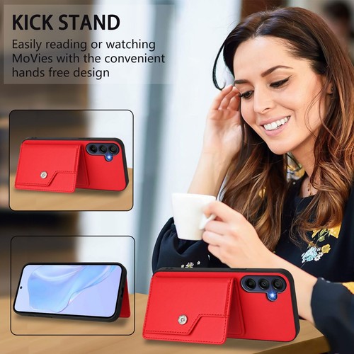 Funda magnética para teléfono Samsung Galaxy A35 A55 A25 a prueba de polvo con soporte para tarjeta - Imagen 43 de 84