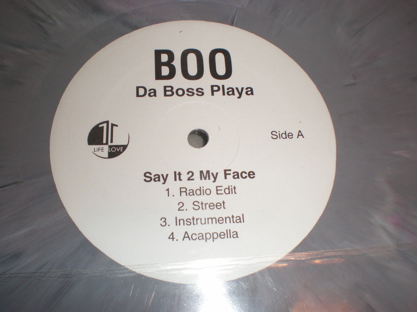 Da Boss Playa 12" say It 2 My Face GREY VINYL
