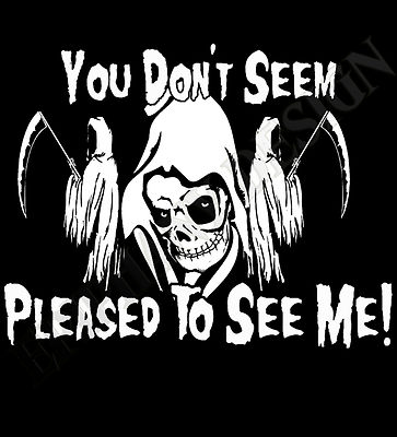 The Grim Reaper Gothic Hoody Mens Womens Heavy Rock Metal Fear Don't Cult Hoodie