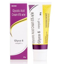 Glyco 6 Glycolic Acid Cream 6 - Exfoliating for Acne Dark Spots 30g