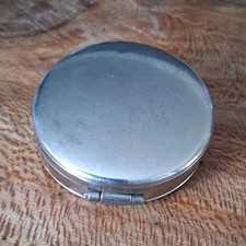 Boussole civile de poche en métal avec couvercle, Ø env. 7 cm
