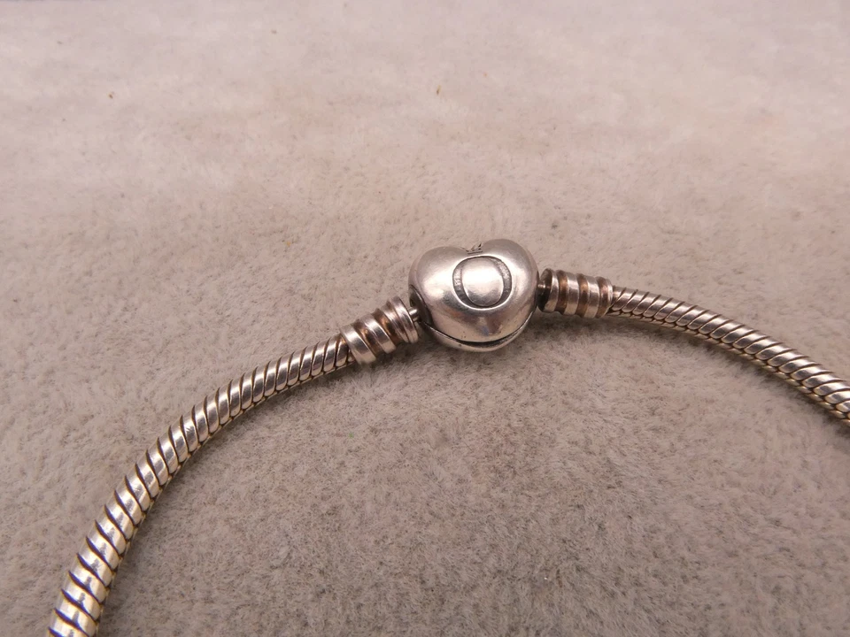 Armband Sterlingsilber 925 wunderschönes modernes Design Pandora Glas/Kunststein - Bild 4 von 4