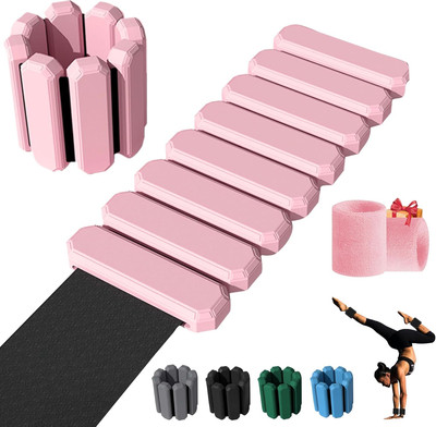 Pilates Wrist and Ankle Weights for Women at Home, Adjustable Leg Hand Weights f