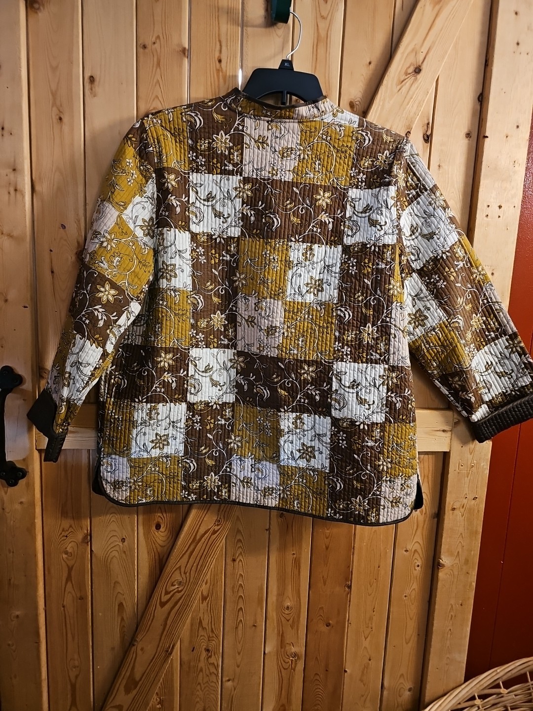 Womens Reversable Patchwork Long Sleeve Jacket Si… - image 4