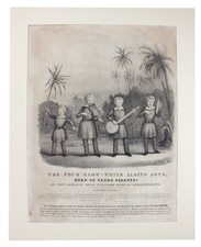 [Thayer and Co.] – The Four Snow-White Albino Boys. Born of Negro… – 1844