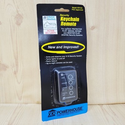 X10 Model KR10A Security Keychain Remote For Protector Plus & Monitor Plus NEW 