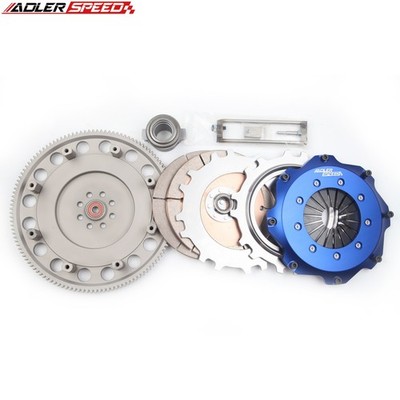 8.5'' Inch Racing Clutch Twin Disc Kit For 2004-2018 SUBARU WRX STI EJ25 6 SPEED