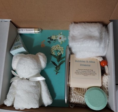 L@@K!!  Hugs in a Box, Thinking of You gifts, Self Care, Women, Mother, Spa