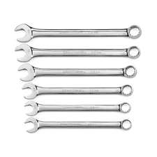 12-Point Metric Long Pattern Combination Wrench Set with Roll (6-Piece)