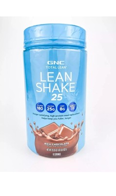 GNC Total Lean Protein Shake 25 Rich Chocolate Meal Replacement 06/08/25