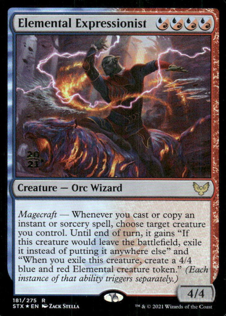 ELEMENTAL EXPRESSIONIST 181 R MAGIC: THE GATHERING FOIL NM/M