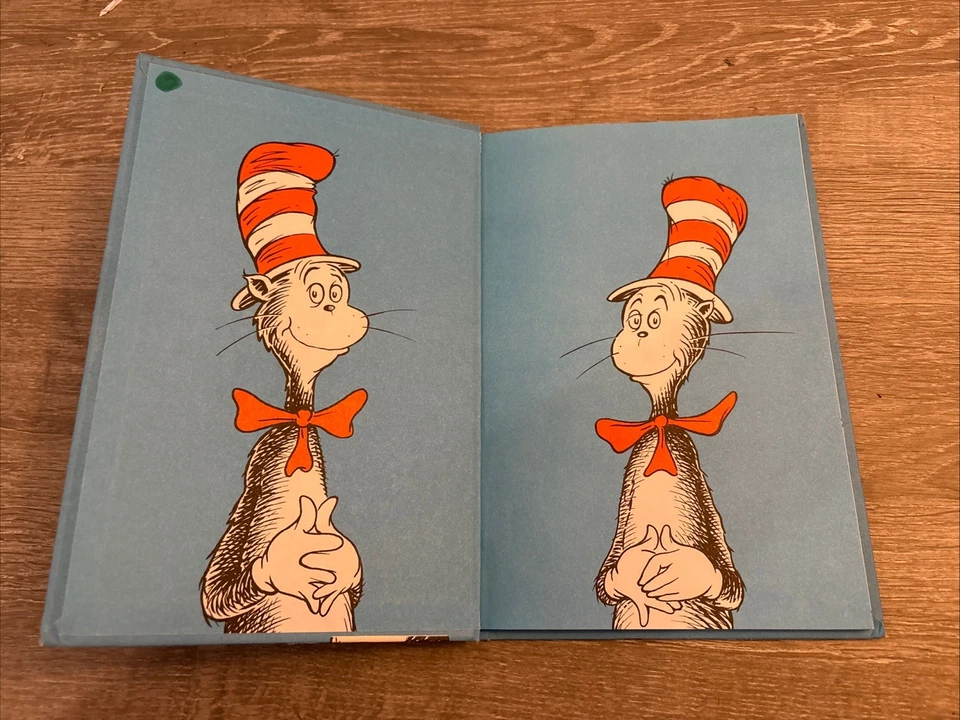 1957 Vintage Dr. Seuss Cat In the Hat Random House Book Club Edition Hardcover - Image 2 of 4