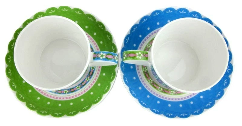 2 x Maxwell & Williams кашемир чашка и блюдце комплект CHANTILLY LACE кости фарфора - Изображение 4 из 4