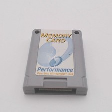 Performance Memory Card - Item Only - Very Good Condition - Tested - N64