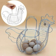 Vintage Chicken Egg Basket Traditional Country Style Wire Storage Basket 11.20 per metre