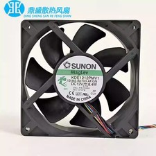 1PCS SUNON KDE1212PMV1 DC12V 8.4W 120 38MM 4-wire PWM silent cooling fan