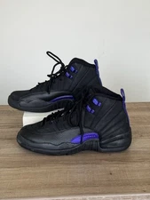 Nike Air Jordan 12 Retro Black And Dark Concord Size 6 Youth