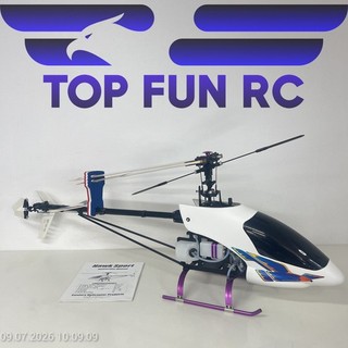 Century Hawk Sport RC Helicopter Airframe w/ OS MAX 32 SX H Nitro Engine & Pipe