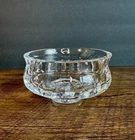 VTG Waterford Cut Lead Crystal LISMORE Pattern Footed Candy/Nut Bowl 5"D X 3"H