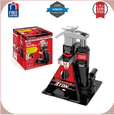 Powerbuilt 3 Ton, Bottle Jack and Jack Stands, 6000 Pound All-in-One Car Lift