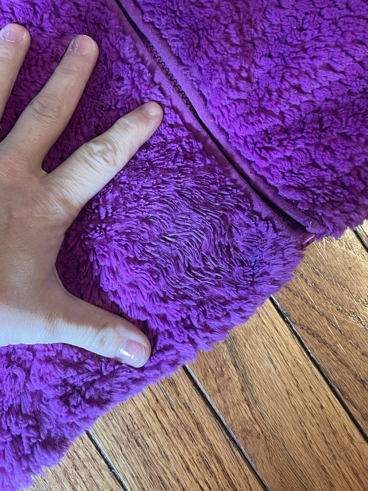 Chaqueta acolchada polar The North Face púrpura magenta mediana 10 12 para niñas - ¡Leer! Foto 2 de 4