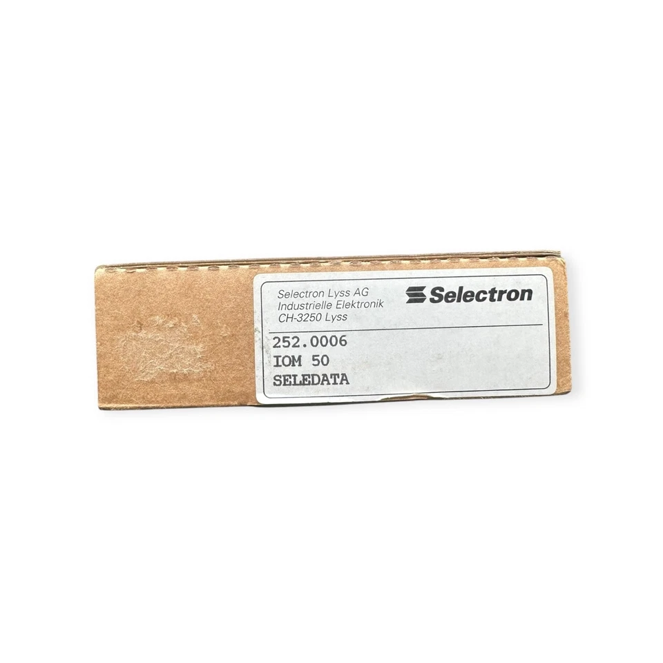 Selectron 252.0006 IOM 50 Seledata Ein Ausgangsmodul 5707003 - Bild 3 von 4
