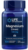 Life Extension Magnesium (Citrate) 100 Mg - 100 Veg. Kapseln (180,91 Eur/Kg)