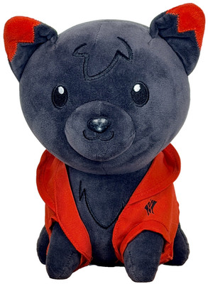 APHMAU Original 2018 AARON WOLF Werewolf Plush Black w/ Red Hoodie Batch 01 RARE