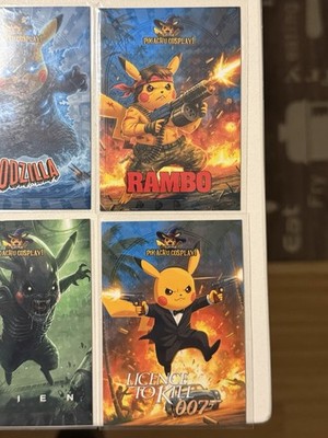 Pikachu Cosplay Halloween Horror Cards: Picture Full Art Chase Cards  *Bundle x6 | eBay