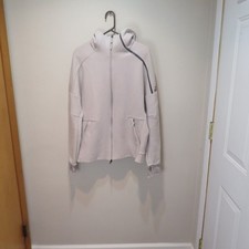 Adidas Z.N.E. Full Zippered Hoodies Chalk Pearl Size Large