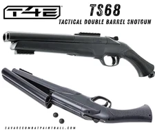 NEW Umarex T4E TS68 Double Barrel GEN 2 .68 Cal CO2 Paintball Marker 16J 2292203