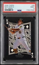 Topps 2026 Topps 75 All Kings Nick Kurtz AK-25 Athletics Baseball Card PSA 9