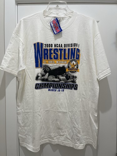 Vintage NCAA Wrestling Shirt Y2K Brock Lesnar NWT Championship MMA WWE Wrestler