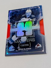 Nathan MacKinnon 2025-26 SP Game Used #NM-7 NHL Masters 158/299 Avalanche
