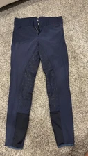 B Vertigo Breeches Full Seat Navy Grey Size 26