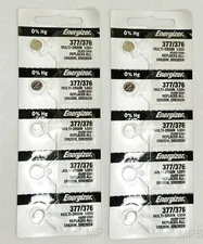 ENERGIZER 377 376 WATCH BATTERY SR626SW SR626W Silver Oxide Battery 10-Pack NEW