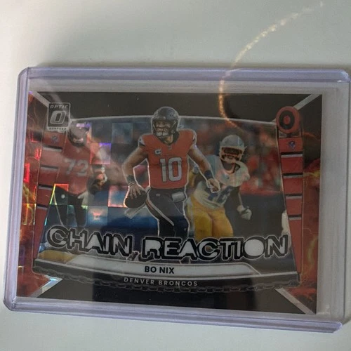 2025 Donruss Optic Bo Nix Black Pandora (RAW)