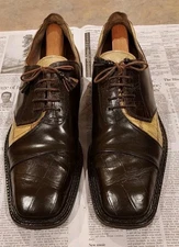 Mauri City Slicker Tri Tone Brown, Tan, Taupe Genuine Alligator  Leather -SZ 13M