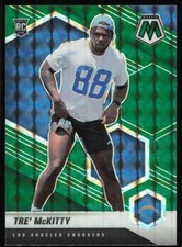 2021 Panini Mosaic #386 Tre' McKitty Prizm Green