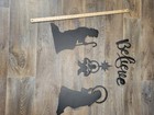 Metal Nativity Wall Hanging Christmas Decor — photo 2