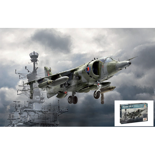 Harrier GR.3 Falklands War Kit 1:72 Italeri Kit Aerei -D- Neues Modell-image