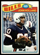 1977 Topps John Holland Rookie Buffalo Bills #17