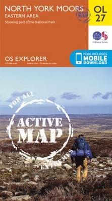 North York Moors - Eastern Area by Ordnance Survey (Sheet map, folded)