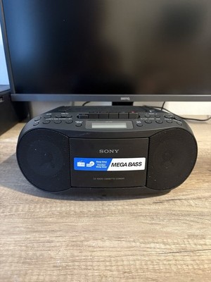 Sony Kassetten Radio CD Player, Schwarz