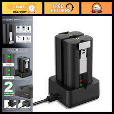 2-Pack 7200mAh Rechargeable Batteries & Charger for Ring Doorbell 2/3/4, Spotlig