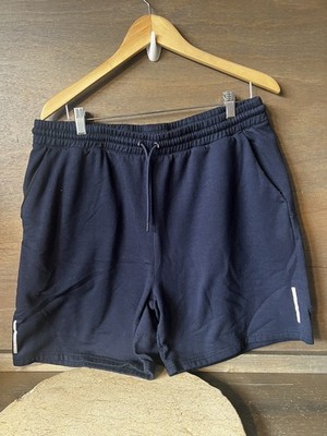 Jockey Sport XL NAVY Athletic Shorts Men Elastic Waist Drawstring Pockets,SWEAT