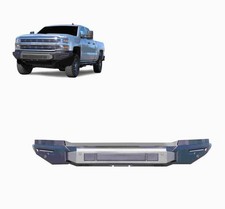 Black Horse Armour Ii Hd Modular Front Bumper Bk Fit 15-19 Silverado 2500 Hd